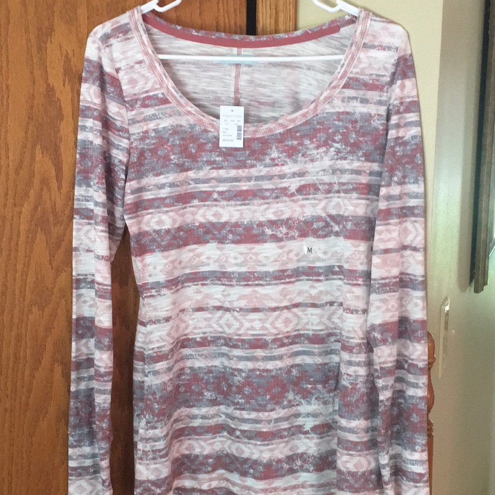 Aztec Stripe Long Sleeve Shirt